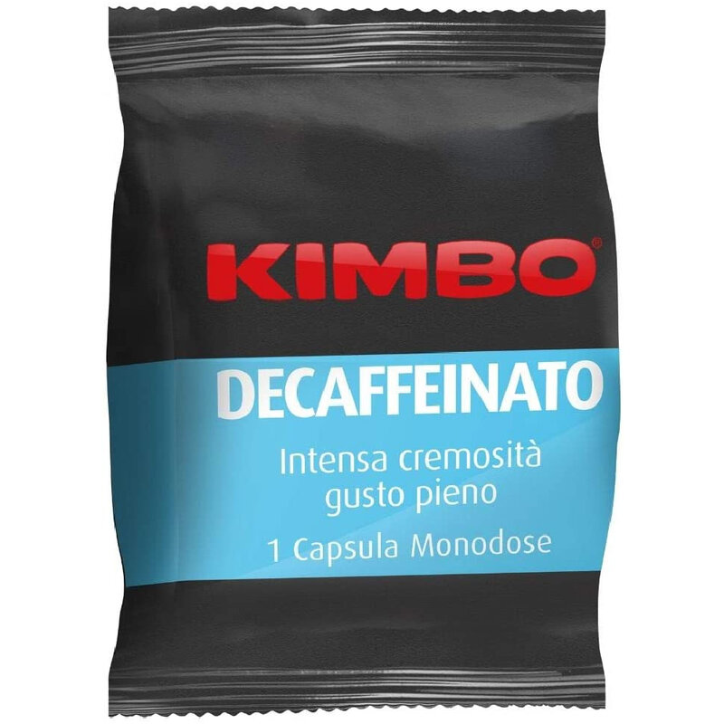 Kimbo Koffie Capsules Compatibel Met Lavazza Espresso Punt-Cafeïnevrije (50 Capsules)