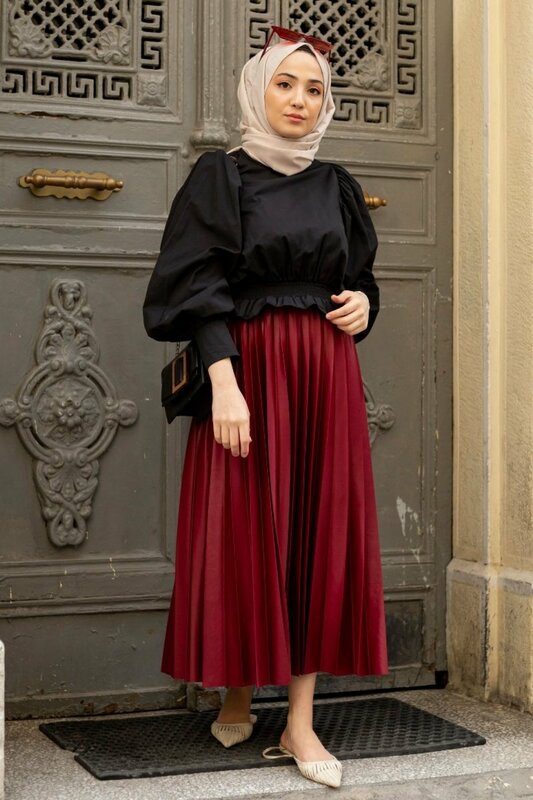 มุสลิมAbayasชุดHijab 2ชิ้นด้านล่างและแฟชั่นยอดนิยม4 Seasonเสื้อผ้าอิสลามCaftan RamadanดูไบMade Inตุรกี