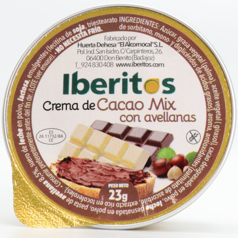 IBERITOS-упаковка 4x23 г смесь какао