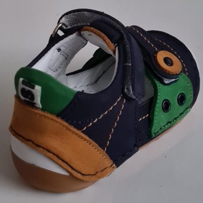 Pappikids-zapatos ortopédicos de cuero para niño, modelo (0122)