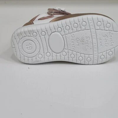 Pappikids-zapatos ortopédicos de cuero para niñas, calzado de primeros pasos, modelo 019