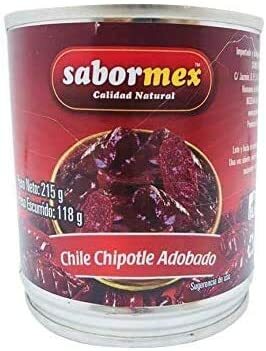Savormex 칠리 Chipotle 마리 네이드 215 gr 방부제 또는 채식 염료가없는 천연 제품