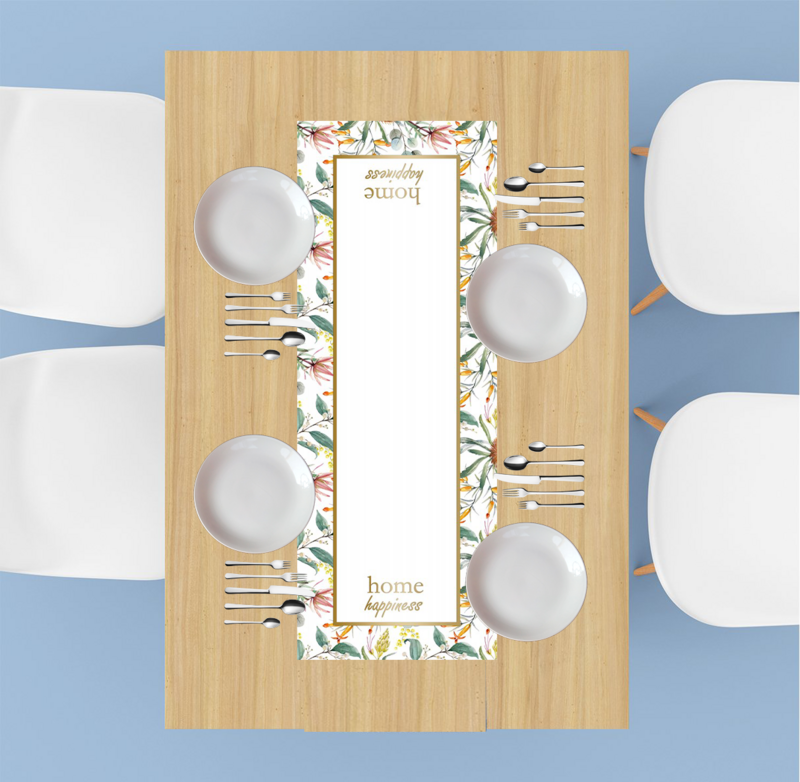 Mantel de mesa para decoración del hogar, tela a prueba de suciedad, 40 CM x 140 CM, 1 piezas