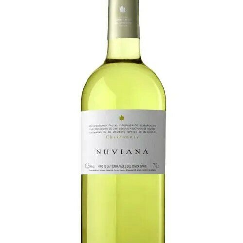 Vino bianco Nuviana Chardonnay 2017-Valle Cinca-6 botellas-0,75L, trasporto dalla Spagna, vino bianco,