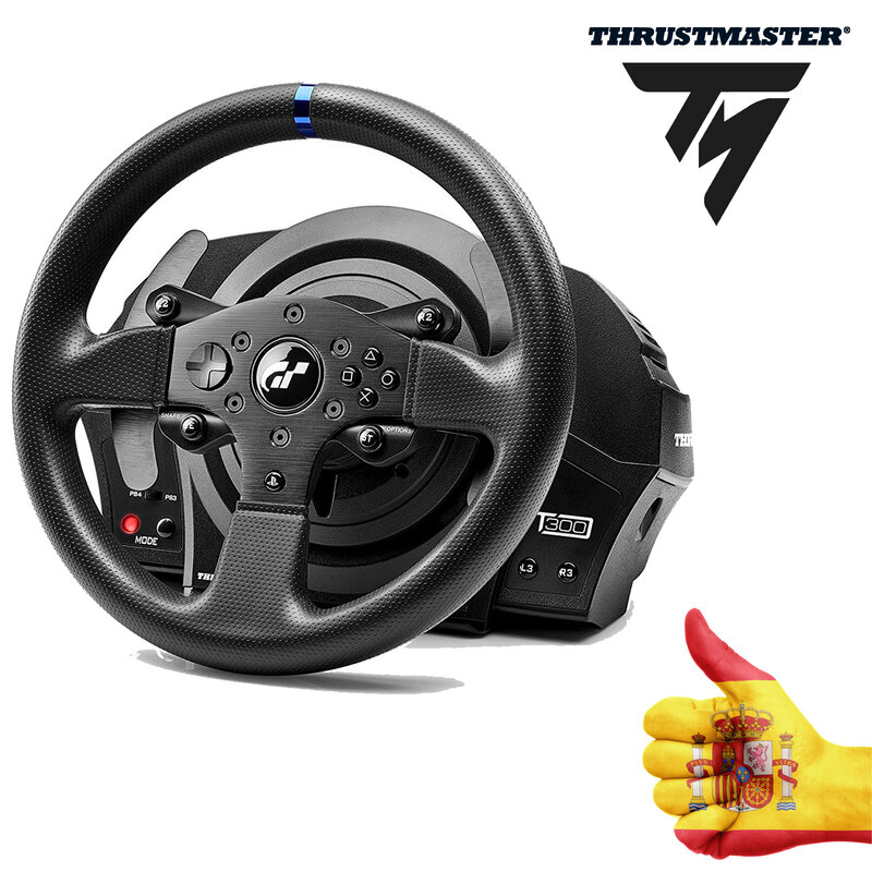 Thrustmaster T300RS GT Edition-Steering Wheel-PS4/PS 3/PC-Force Feedback-3 pedales- officially Licensed GT Sport