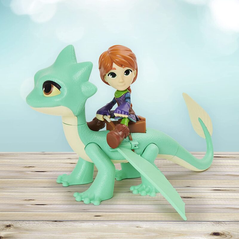 Tokoh Penunggang Penyelamat Naga Asli Boneka Sayap Dak Mainan Figur Aksi Anime untuk Hadiah Ulang Tahun Anak-anak Patung Dinosaurus