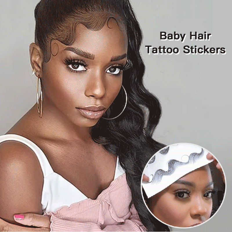 5 Styles Fashion Baby Hair Tattoo Stickers Creating The Seriously Real Baby Hairs For You Hairline Sticker Dropshipping