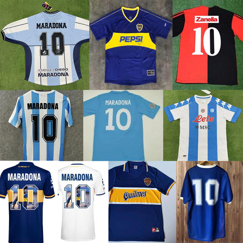 Retro Diego MARADONA soccer jersey 1993 NEWELLS OLD BOYS 1986 1994 Argentina 1978 1981 1995 Boca juniors 81 86 87 Vintage NAPOLI