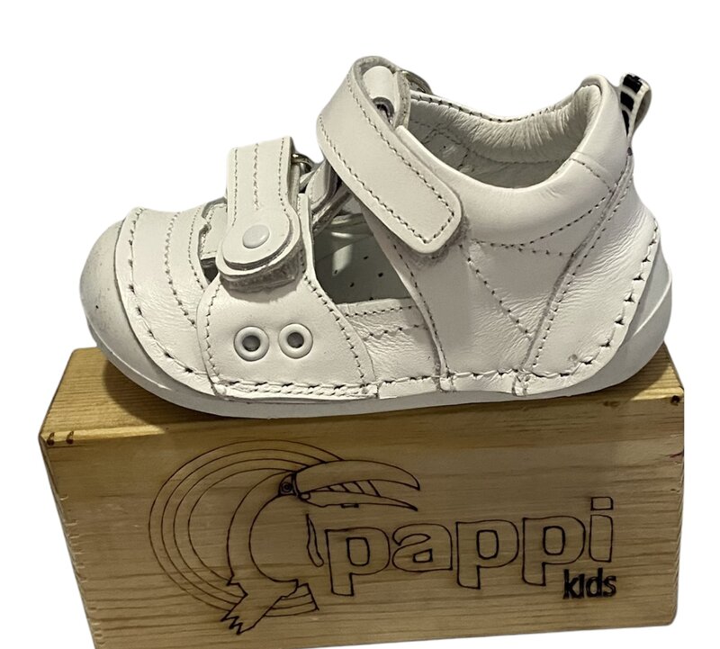 Pappikids Model(0131) Jongen Eerste Stap Orthopedische Lederen Schoenen
