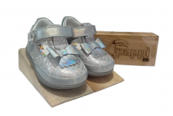 Pappikids-zapatos ortopédicos de cuero para niñas, calzado de primeros pasos, modelo (024H)