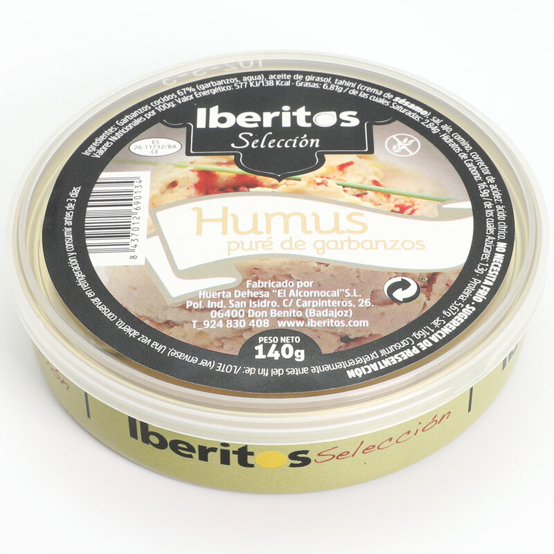 IBERITOS - Lata de Humus con 140 G HUMUS
