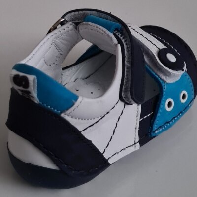 Pappikids-zapatos ortopédicos de cuero para niño, modelo (0121)