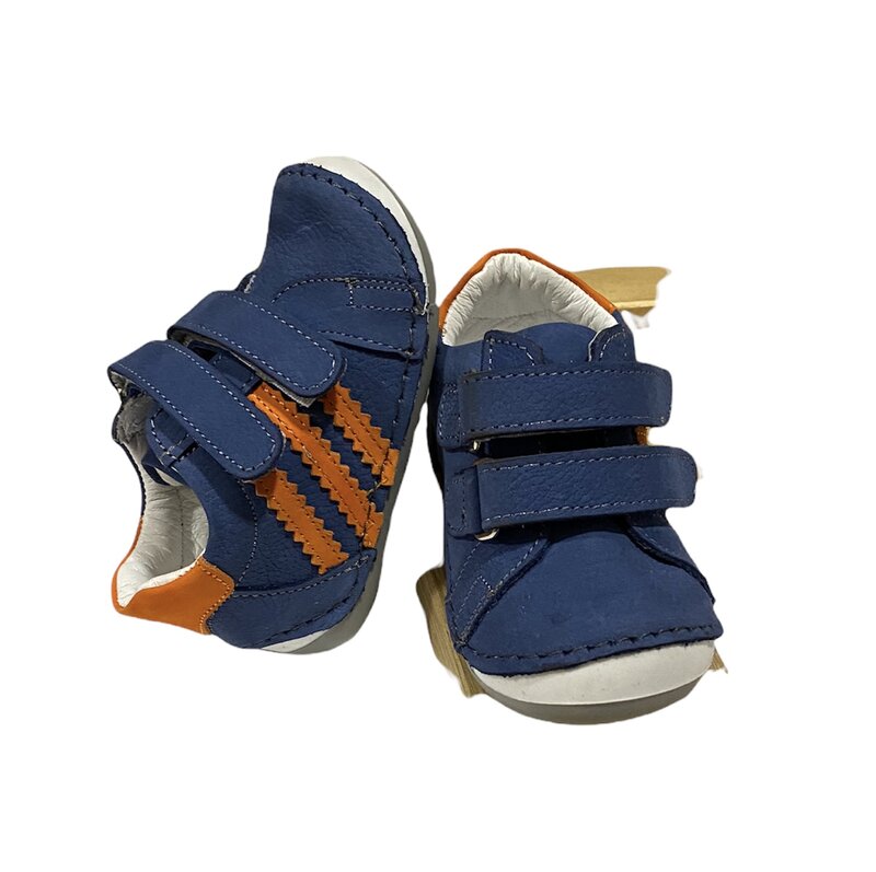Pappikids modelo (h3) menino primeiro passo sapatos de couro ortopédico