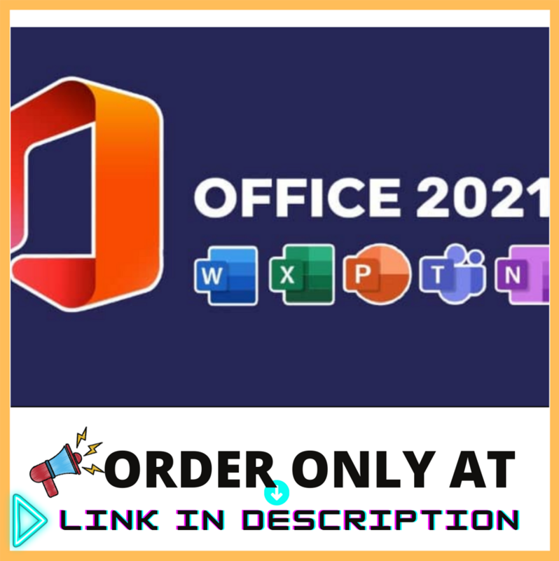 {⭐Microsoft Office 2021 Pro Plus⭐Clé d'activation en ligne à vie pour 1 PC⭐}