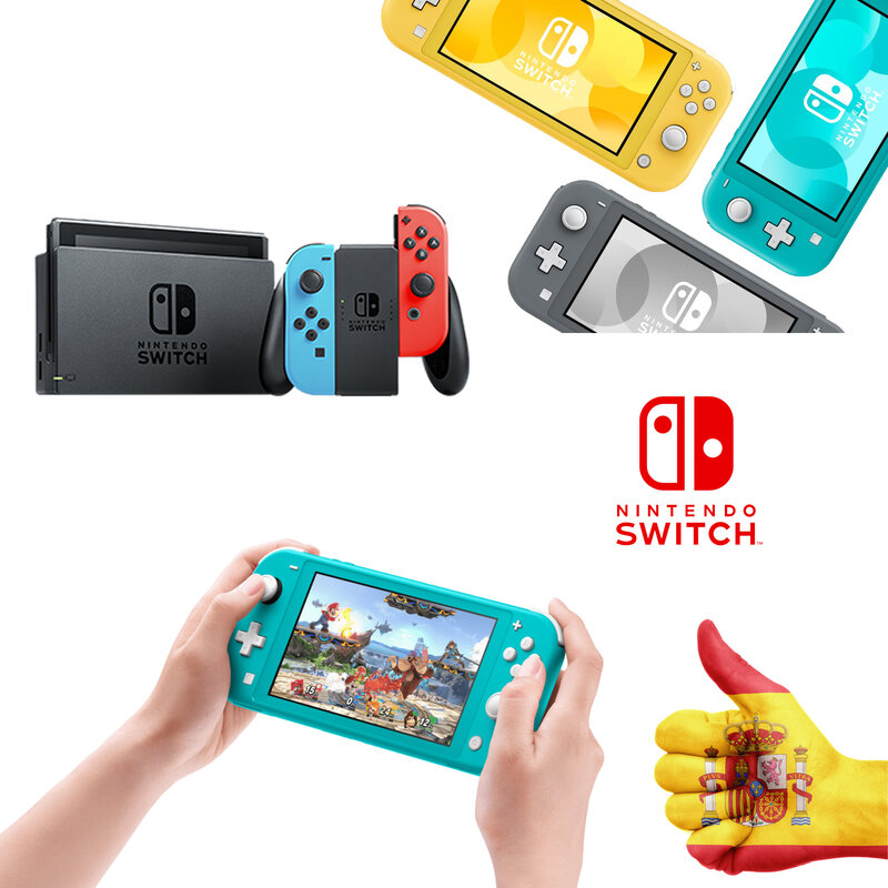 Nintendo switch-console colorido, azul neon/vermelho/neon ou lite, escolha o seu modelo