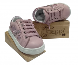 Pappikids รุ่น (273) หญิง Orthopedic หนังรองเท้าผ้าใบ