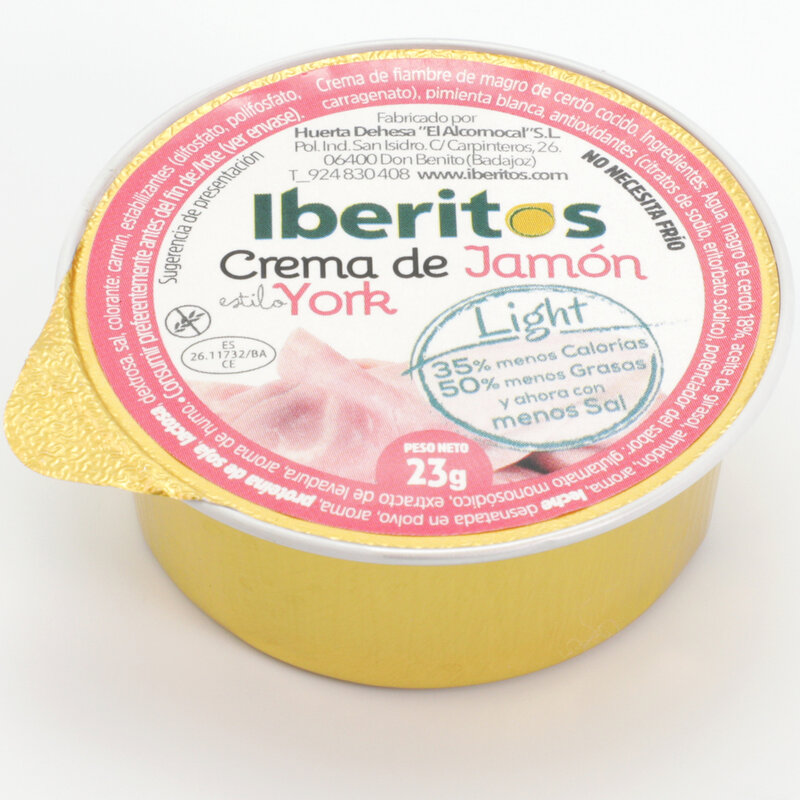 IBERITOS -PACK 4x23g-Ham York Light-YORK's soup cream LIGHT