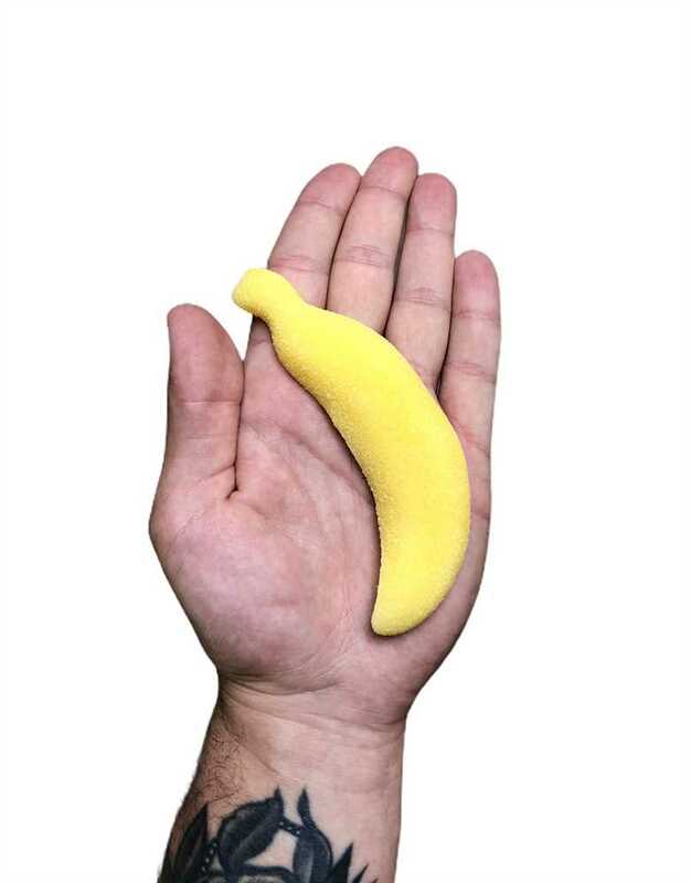 Jujuba gigante de banana em сахаре Fini 500 C. Marmelada Para Crianças Fruto de mascar Confeitaria Mantimentos Jogos Do Presente Do Alimento Marmelad Show Loja Мармелад Шоу