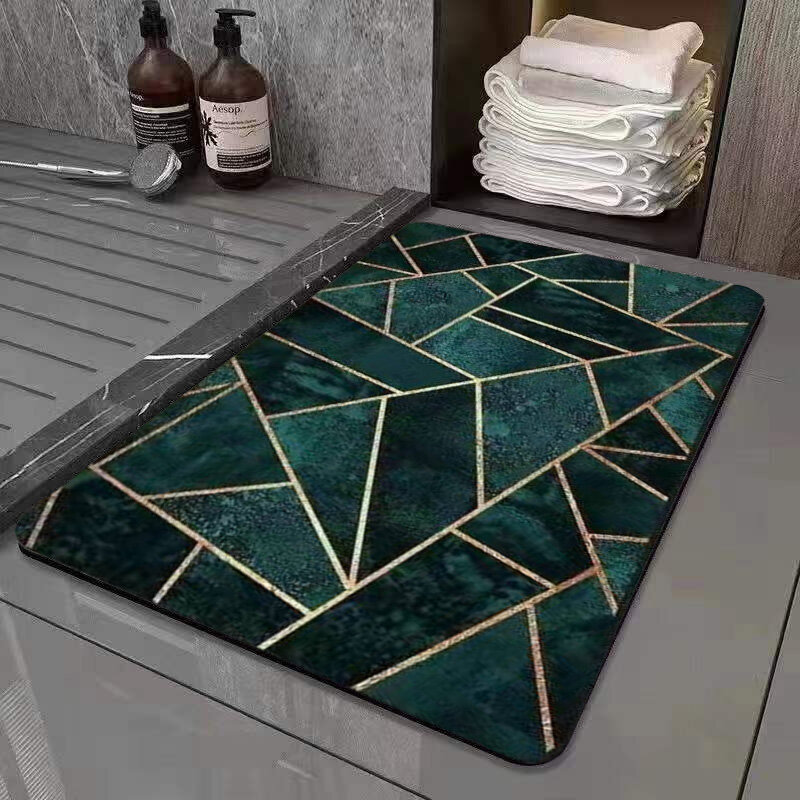 Super Absorbent Floor Mat  Locality Non-Slip Keep Warm Insulation Softness Beautiful Floor Mats