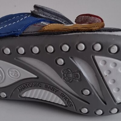 Pappikids-zapatos ortopédicos de cuero para primer paso, modelo (012), para niño