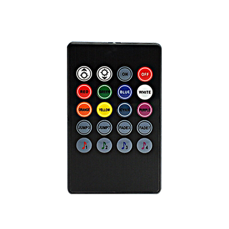 Светодиодная ленсветильник RGB 5050 с изменением цвета и синхронизацией музыки, 1 м, 5 м, 10 м, 20 м