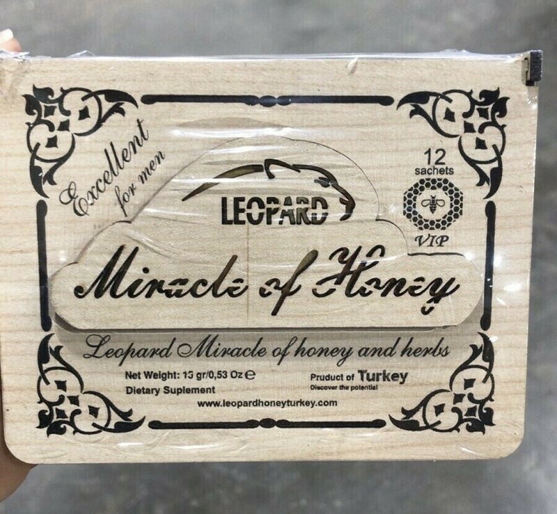 Léopard MIRACLE miel-Sachets de 15g, 12 unités