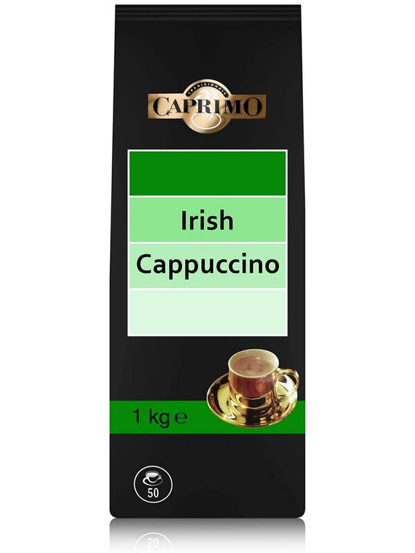 Caprimo Cappuccino กาแฟไอริชแพ็ค1กก.ละลายกาแฟอร่อยเครื่องดื่มกาแฟ50 Dose Barry Callebaut สวีเดน