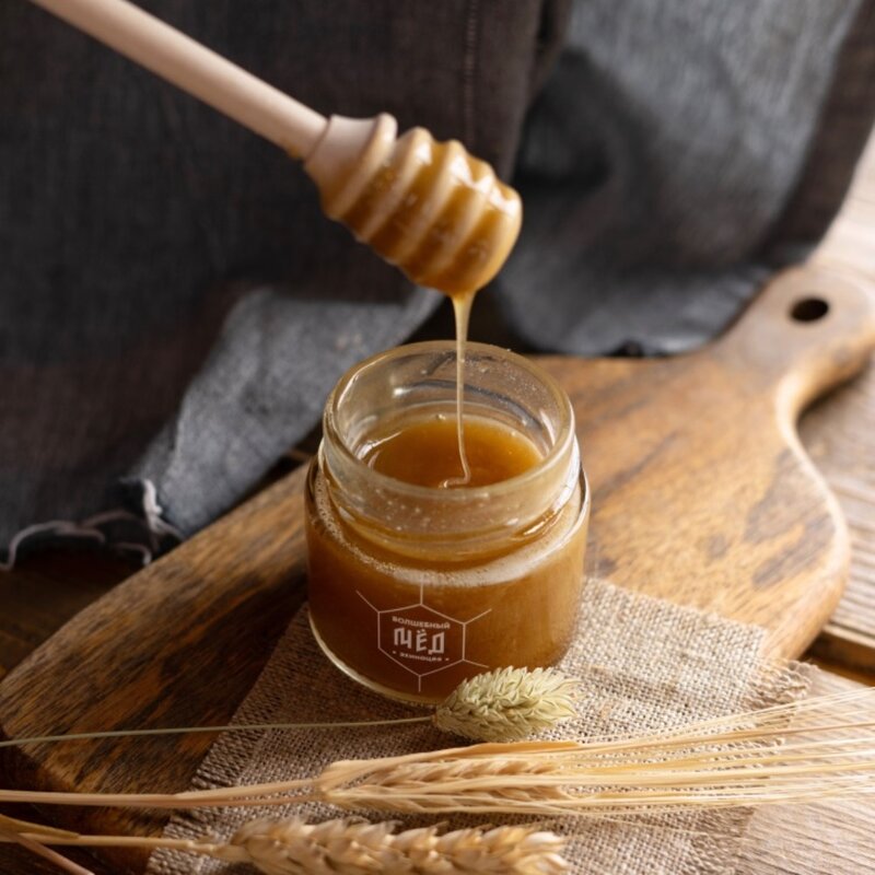 Miel pour miel naturel, fleurs séchées, badger de miel, rucher, produits à base de miel, pot pour miel magique, ensemble de deux sortes de myrtille