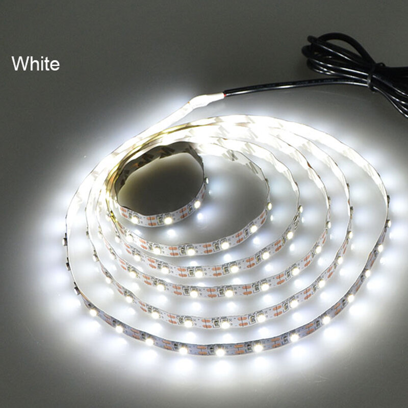 1- 5m USB LED Strips DC 5V 2835 White Warm White Tira LED Strip Light TV Background Lighting Tape Home Decor Lamp
