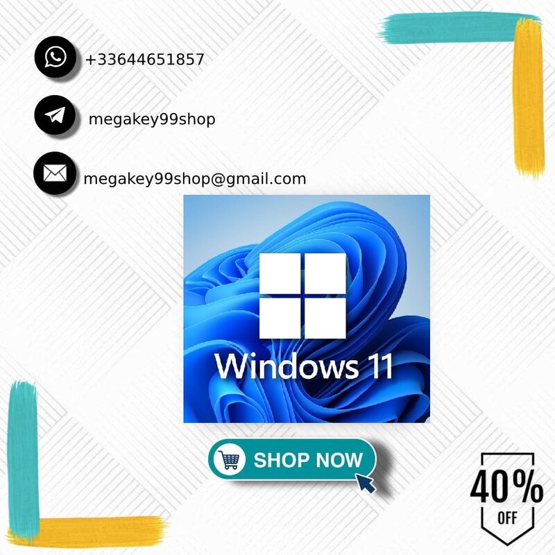 {✔✔ Windows 11 proChiavePro✅32/64✅MS vendita al dettaglio✅Vita globale✅Multi lingua✔✔}