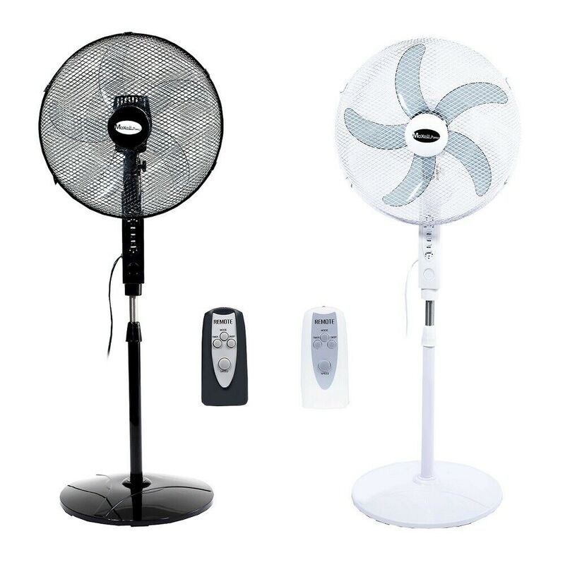 Ventilateur sur pied avec télécommande distance 50W 16 pouces 3 vitesses minuterie MP-V16M