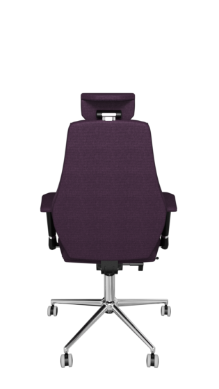 Офисное кресло KULIK SYSTEM NANO Фиолетовый Компьютерное кресло Облегчение и комфорт для спины 5 зон контроля позвоночника