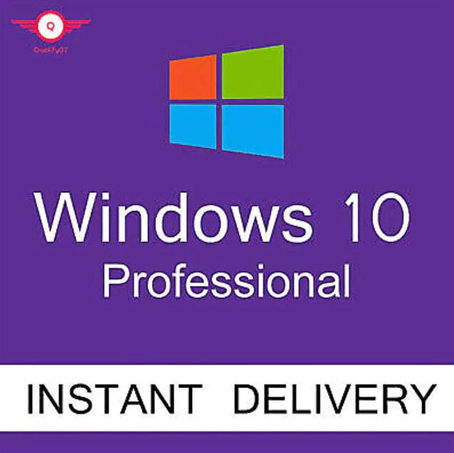 Microsoft Windows 10 PRO professional clé de licence authentique-instant ément 100% de travail