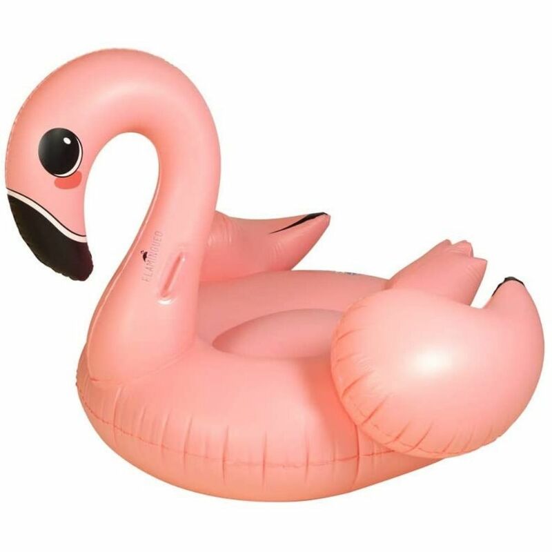 Flamingueo Flamingo Giant Inflatable Pool Accessories Beach Party Pool Float  Beach Inflatable Water Fun