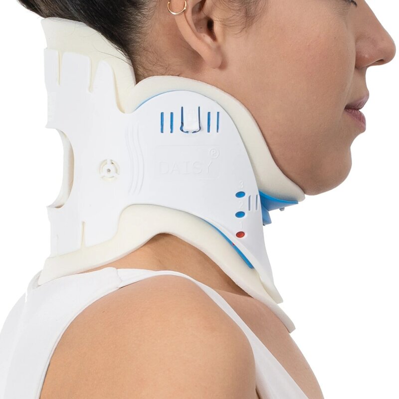 Adjustable First-Aid Collar For Neck Pain - Neck Brace Neck For Pain Relief - Neck Collar After Whiplash or Injury
