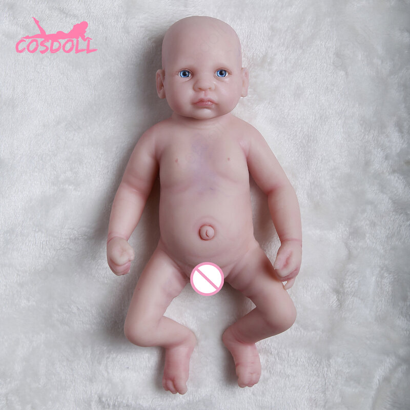 Reborn Poppen Reborn Baby Pop 0.5Kg 26Cm 100% Siliconen Zachte Reborn Poppen Zeer Realistische Pasgeboren Baby Doll Soft body Kids Gift #14