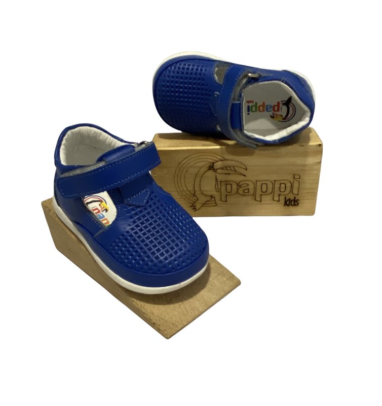 Sepatu Kulit Ortopedik Langkah Pertama Anak Laki-laki Model(028)