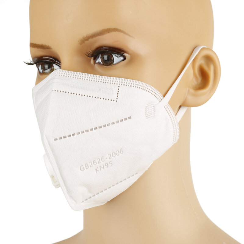 Masque facial KN95 à 4 couches, FFP3, FFP2, pour la sécurité, anti-poussière, réutilisable