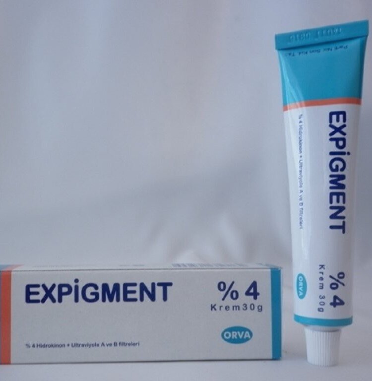 Expigment hydroquinone-crema blanqueadora de la piel, tratamiento para aclarar la piel, 30g, 1 oz, envío rápido Original, 4%