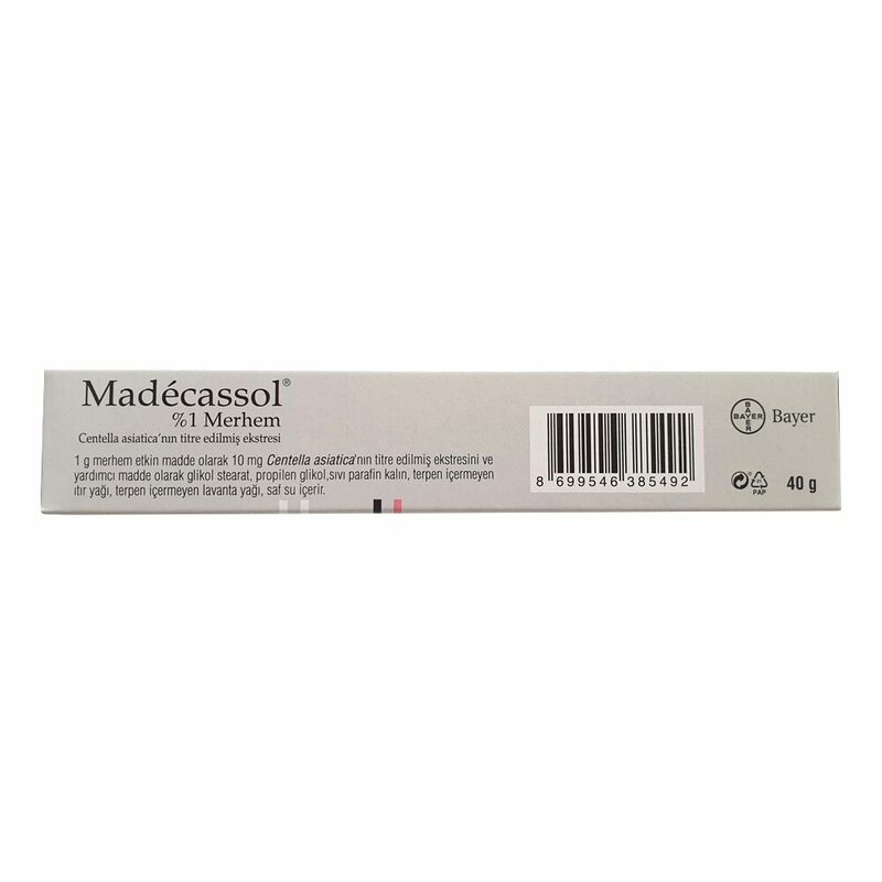 Madecassol Cream 1% 40 GR (3pcs) -흉터 상해, 화상, 여드름, 주름의 치료에 사용
