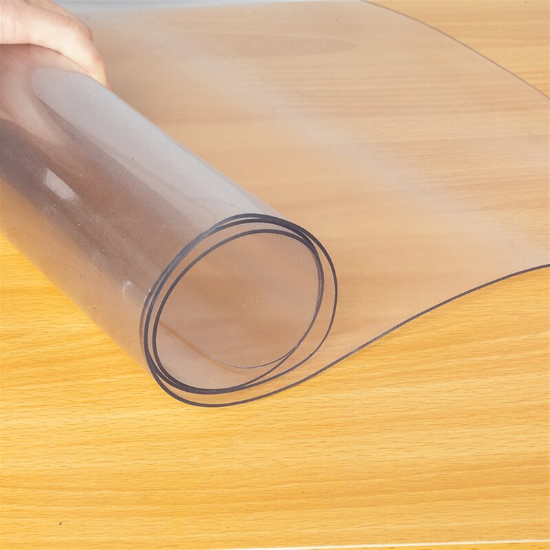 Pvc fosco casa-use esteira protetora para cadeira de chão transparente