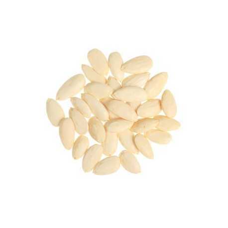 Half blanched peeled Almonds