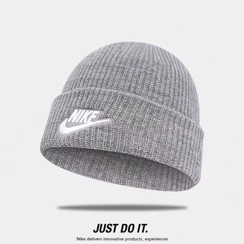 Original New Arrival   Fashion Solid Color Knitted Beanies Hat Winter Warm Ski Hats Men Women Knitted Sport Caps