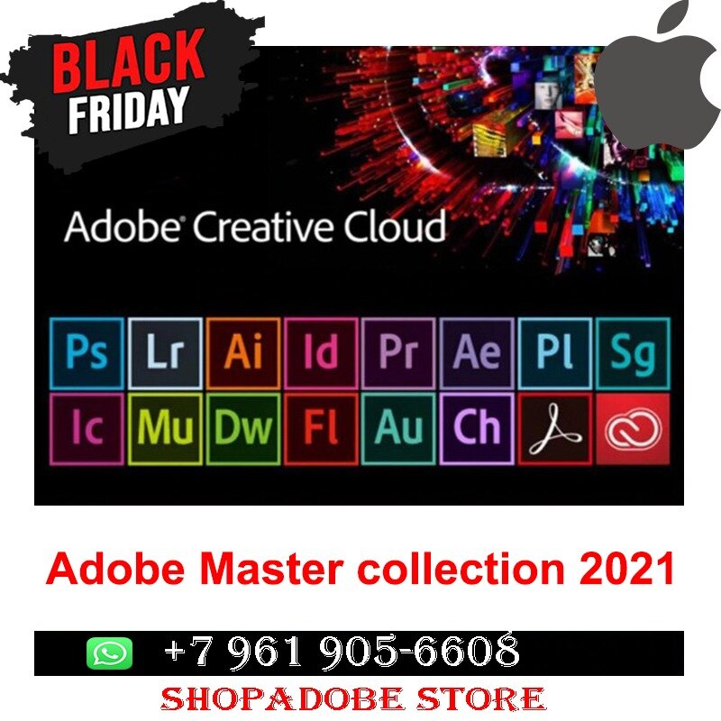 Adobe Creative Cloud 2020 Master Collection Windows / Mac OS Livraison instantanée préactivée en version originale et complète
