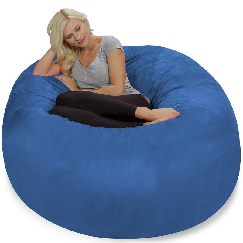 top Selling Extra Large 4' Bean Bag Chair Covers Replacement Comfy Beanbag Without Filling