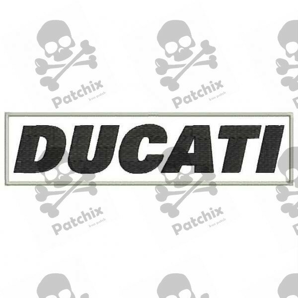 Ducati Parche Bordado, Ijzer Patch, Gestickter Patch, Patch Brode, Remendo Bordado, Toppa Ricamata