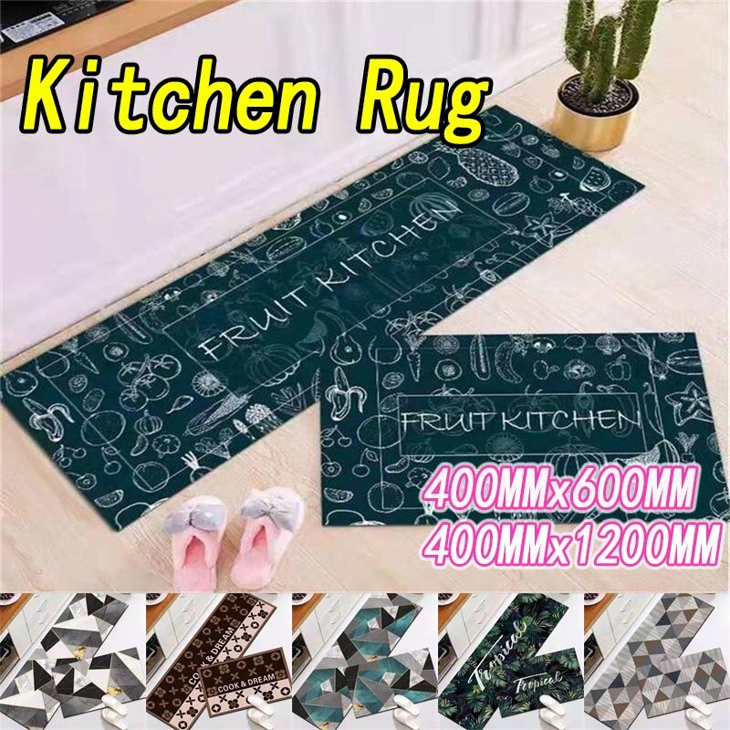 Tappeto da cucina stile nordico antiscivolo facile da pulire bagno soggiorno decorazioni per la casa 21 stili tappetino stampato tappeto s
