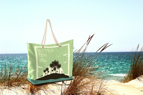 Belnido Digital casa bolsa de playa con estampados CN2021