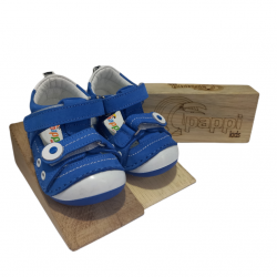 Pappikids Model(0124) Boy's First Step Orthopedic Leather Shoes