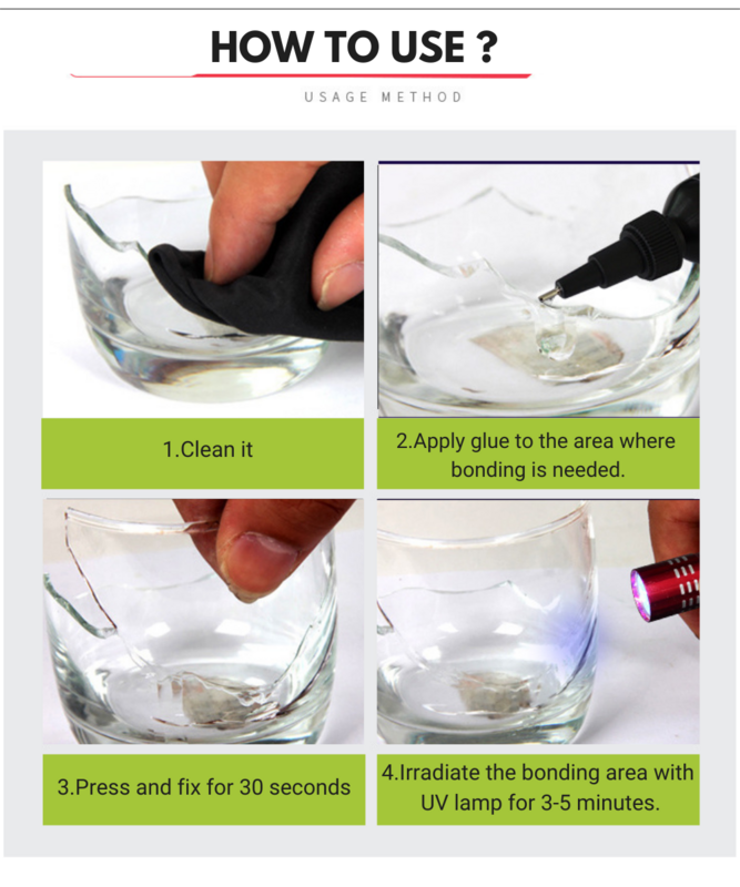 Zhanlida-pegamento UV para mesa de centro de cristal, adhesivo suave transparente de plástico para manualidades, 10ML, 311, 312, 313